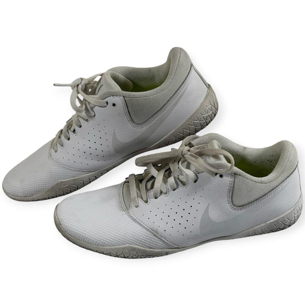 Nike Cheer Sideline IV Sneakers, 943790-100, White/Silver, Women's 8